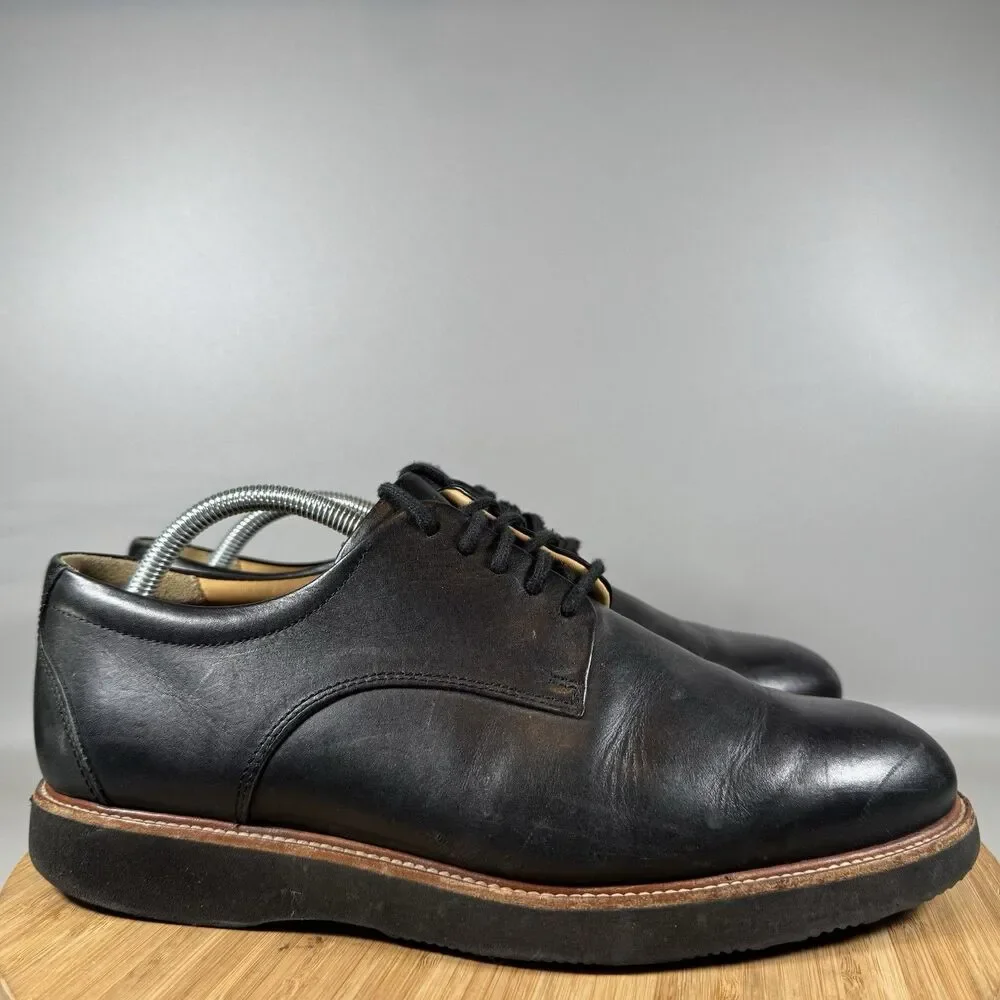 S Samuel Hubbard Founder‎ Mens Sz 9.5 W Oxford Dress Shoes Black Leather